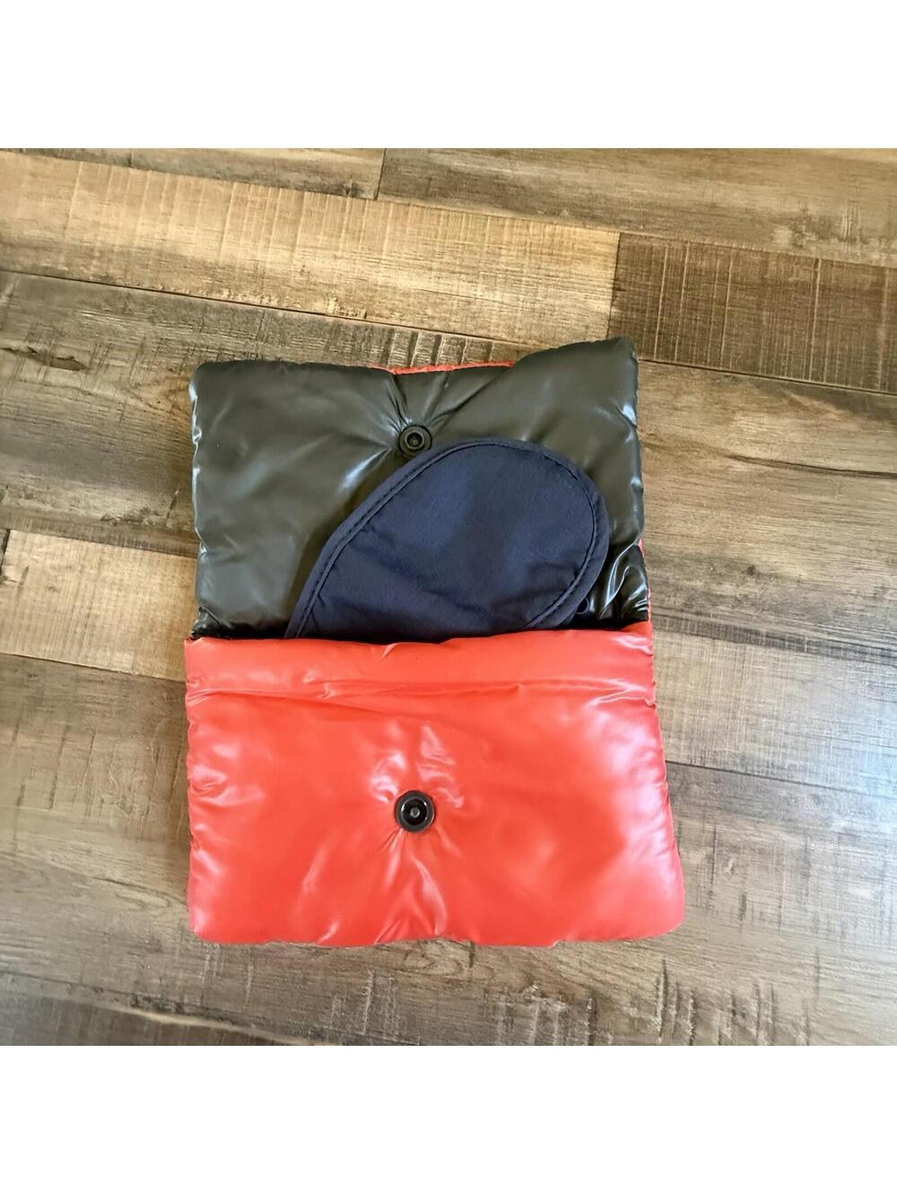 🔴 AIR FRANCE Premium Economy Blue And Orange Amenity Kit Bag with Eye Masks 🔴 - Picture 4 of 9
